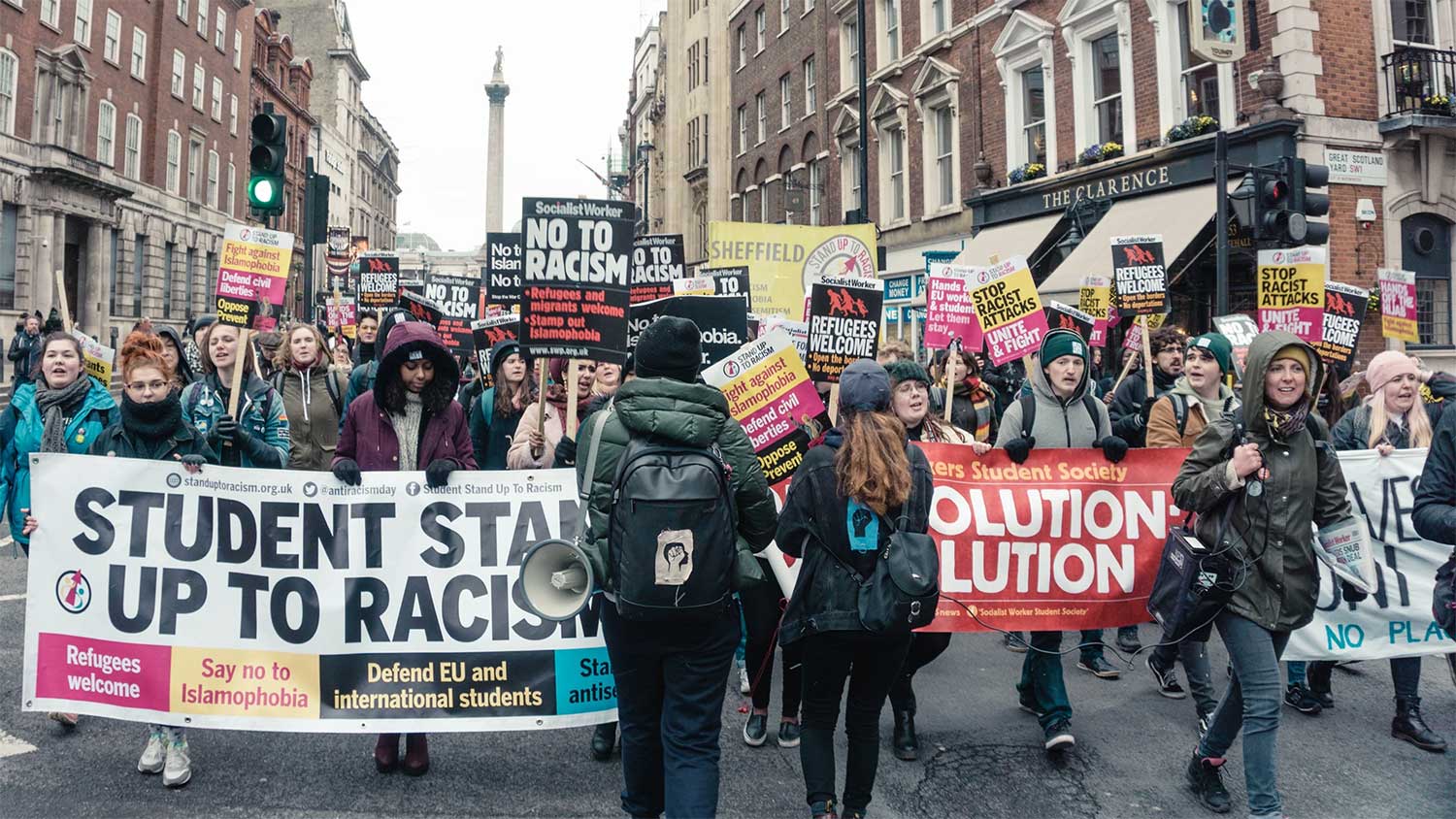 Free speech and protests are a hallmark of London life.