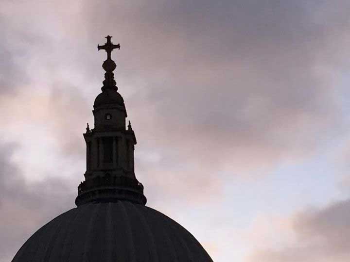 The spire employing the one third photographic rule.
