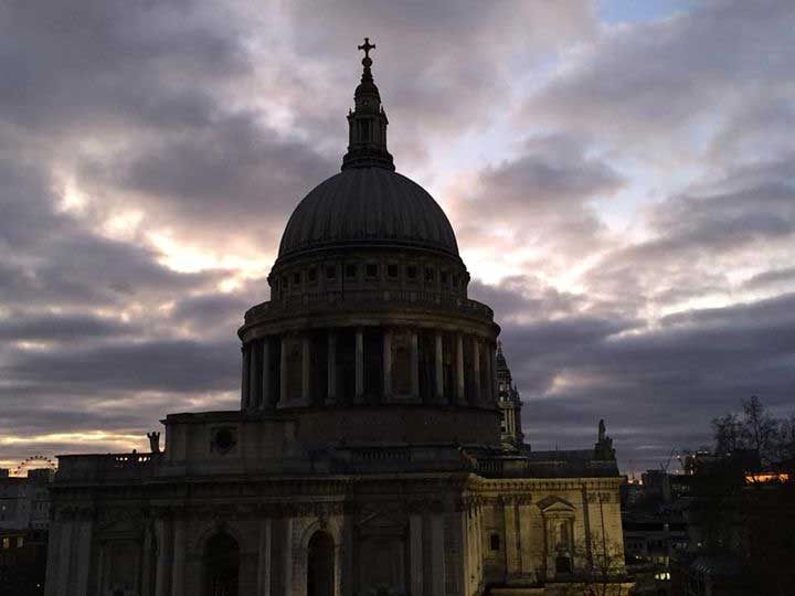 A shot using interesting cloud formations.