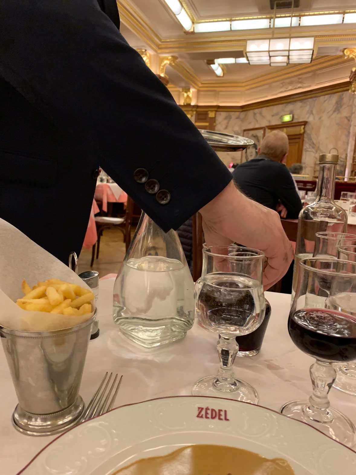 First Rate Service at the Brasserie Zedel