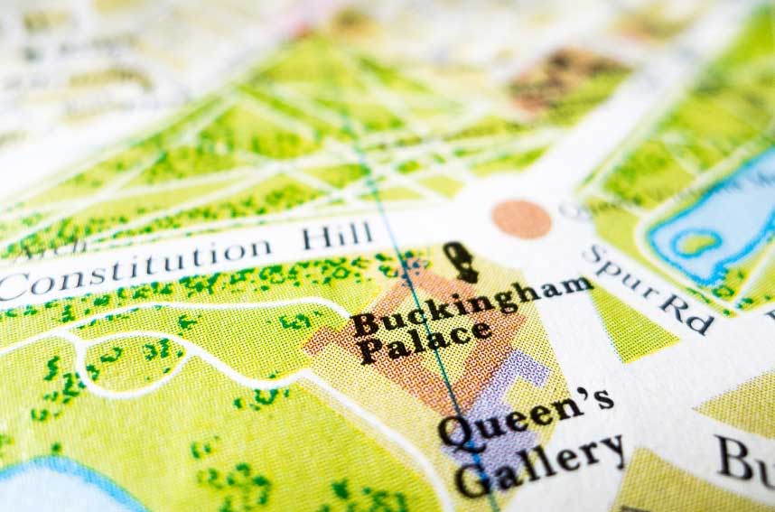 The Queen's Gallery is Just Behind Buckingham Palace London.