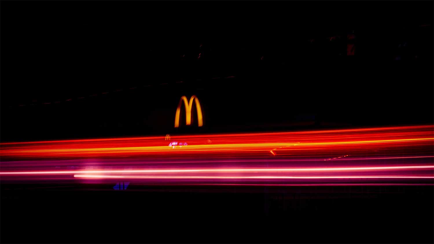 Macdonalds Used the same Pantone Red at the Base of its Yellow Arches Logo