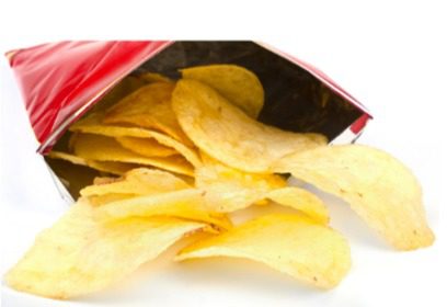 Crumpled crisp packets sound like a crackling fire