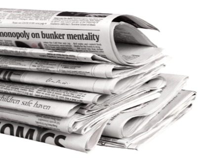 Damp newspaper can be stuffed into pockets to make them look used