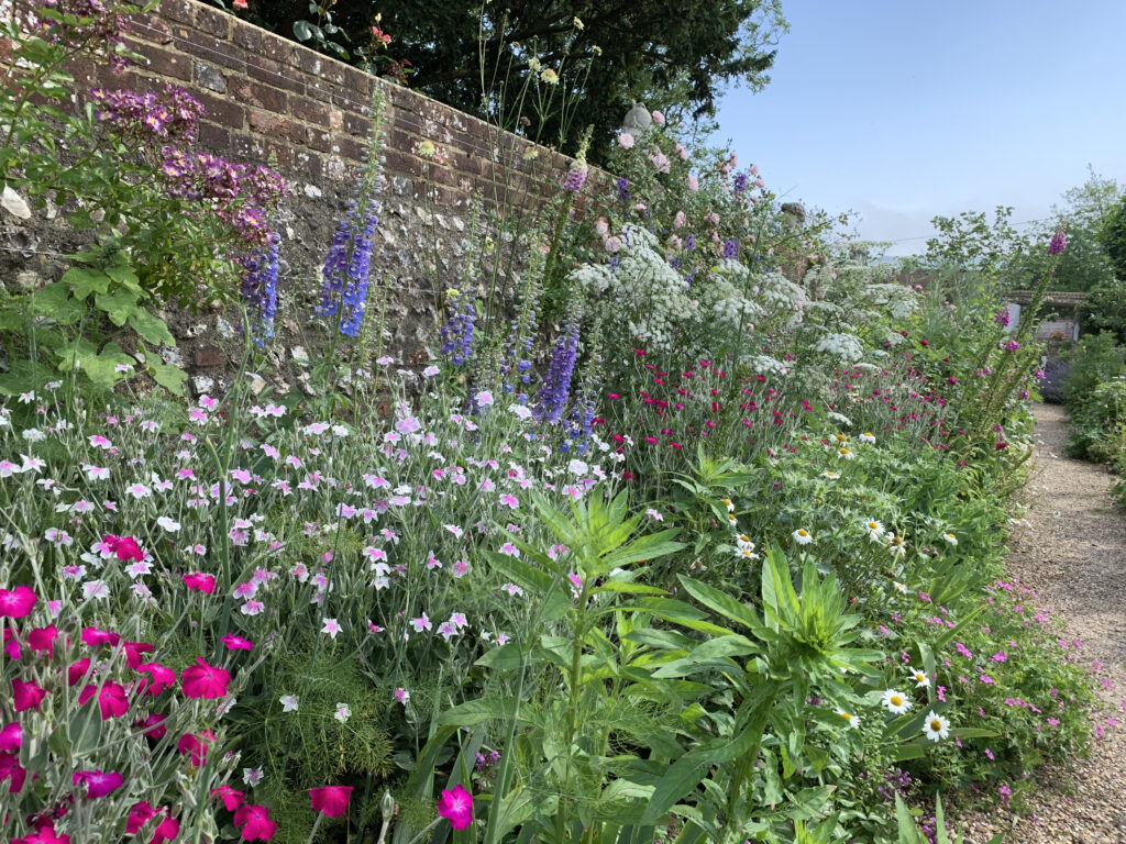 Garden at Charleston House near Lewes