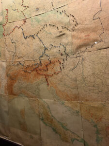 The Map Room in Churchill War Rooms