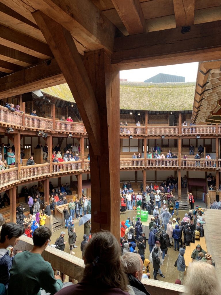 Groundlings at The Globe Theatre