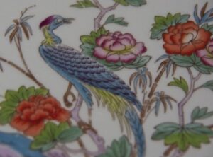 The Beautiful Kutani Crane design by Wedgwood. Photo by Swedg.