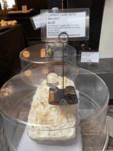Go for the Carrot Cake a bargain at £3.20