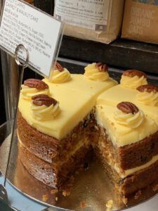 The carrot cake at La Fromagerie.