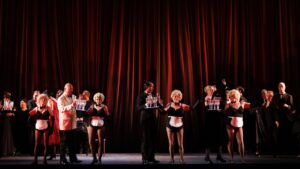 Exquisite Chorus Direction in ENO La Traviata at the London Coliseum © Belinda Jiao