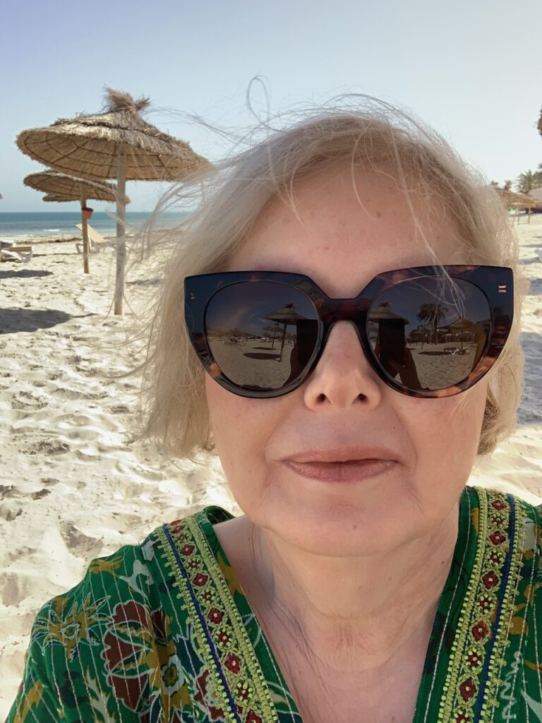 Me travelling with just hand luggage and liquids in my EasyJet under seat carry on.