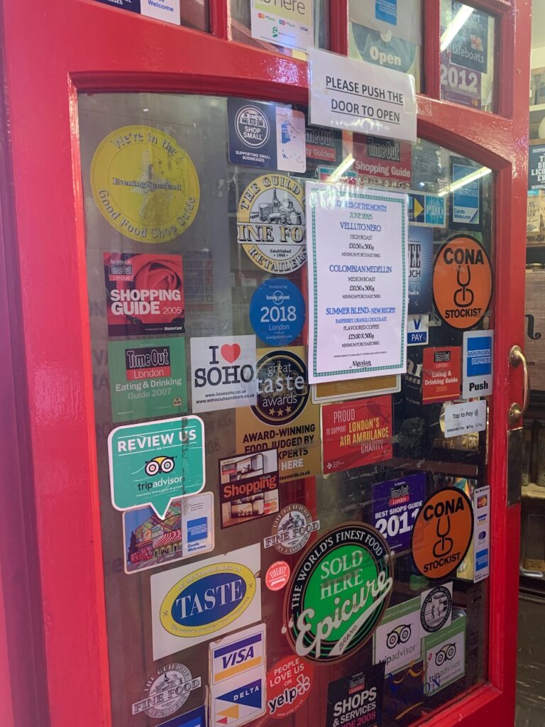 The Boho Heavily Stickered Inner Door.